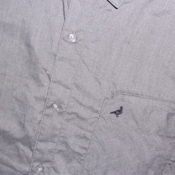 🌟 size 16 36 - 37 dress shirt  geay mens button  wear slinm fit - Picture 3 of 4
